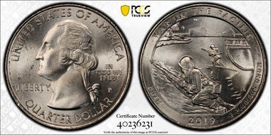 2019-P 25C War in the Pacific NP MS65