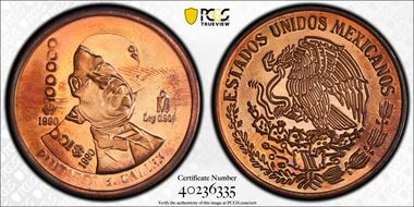 1990-Mo P100K P PL-91E Bronze PR66RD