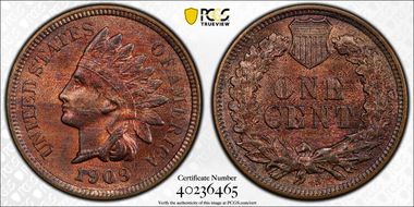 1909-S 1C Indian MS64RB