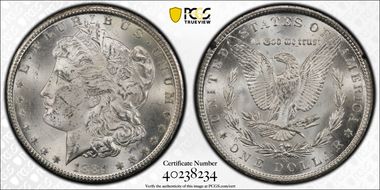 1884-CC $1 GSA Hoard MS62