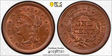 1851 1C MS66BN