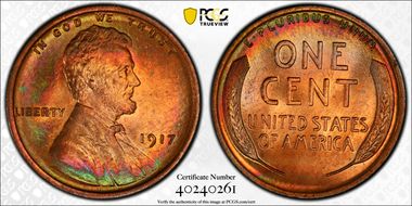 1917 1C MS66RD