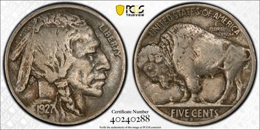 1927-S 5C DDO FS-101 VF30