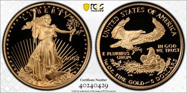 2003-W $5 Gold Eagle PR70DCAM
