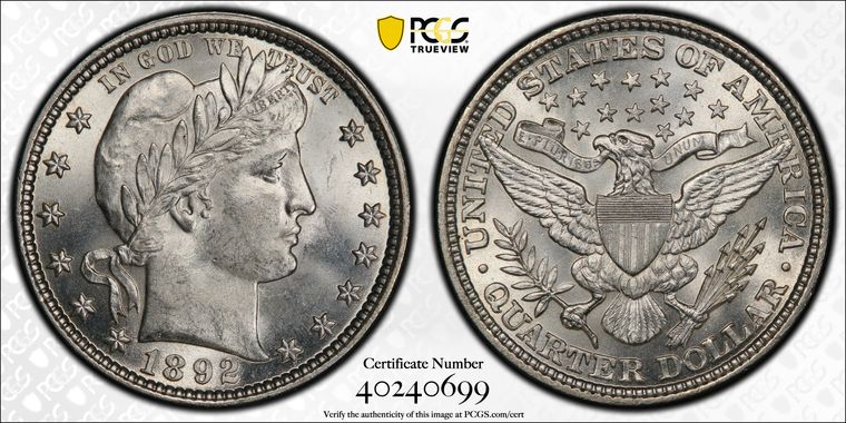 Cert 40240699 - Coin Image