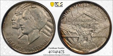1939-S 50C Arkansas MS66