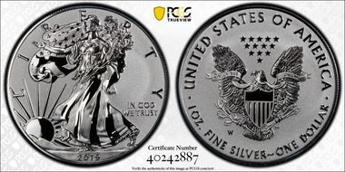 2019-W $1 Silver Eagle Enhanced Rev PR PR69