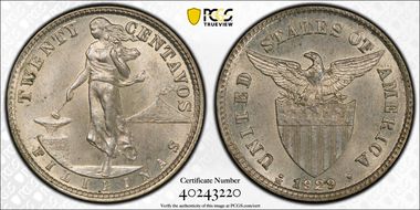 1929-M 20C Allen-11.19b Tripled 2 MS63