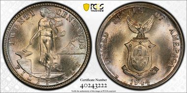 1944-D/D 20C Allen-12.04b MS66