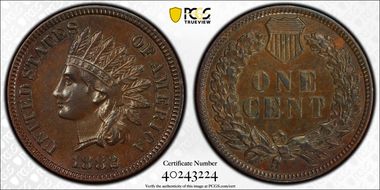 1882 1C AU58BN
