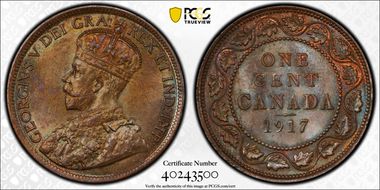 1917 1C MS64BN