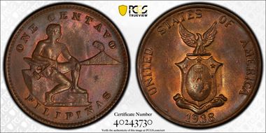 1938-M 1C RP Date, Allen-3.02a MS64BN