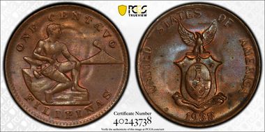 1938-M 1C RP Date, Allen-3.02a MS64BN