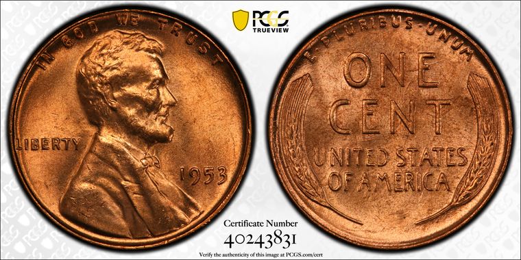 Cert 40243831 - Coin Image