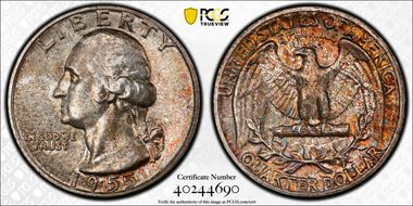 1955 25C MS66+