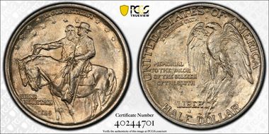 1925 50C Stone Mountain MS64