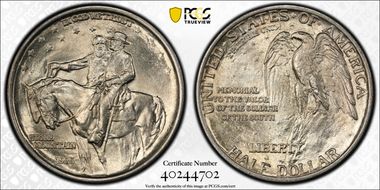 1925 50C Stone Mountain MS63