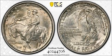 1925 50C Stone Mountain MS65