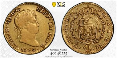 1819-Mo JJ Escudo Calico-1521 VF30