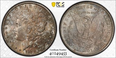 1878-S $1 MS64