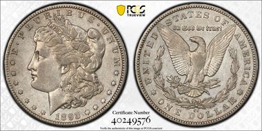 1893-CC $1 VF35