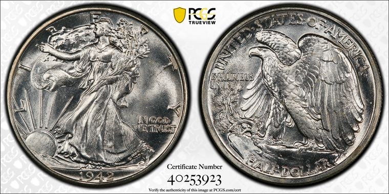 Cert 40253923 - Coin Image