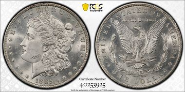 1885-O $1 MS64