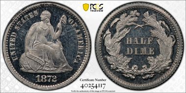 1872 H10C J-1192 PR65+ CAM