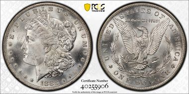 1883-O $1 MS66