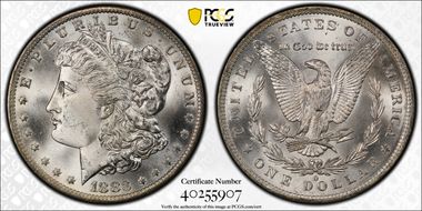 1883-O $1 MS67
