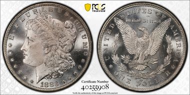 1883-O $1 MS66