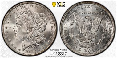 1883-O $1 MS66