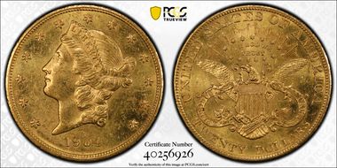 1904 $20 MS61