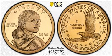 2000-S SAC$1 PR68DCAM