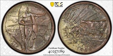 1926 50C Oregon AU58