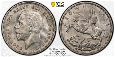 1935 Crown S-4048 .500 Silver MS64+