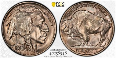 1938-D 5C Buffalo MS66