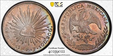 1859/7-Go PF 8 R Go43 MS65