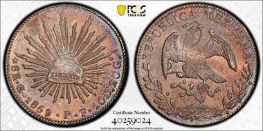 1859/8-Go PF 8 R Go43 MS64