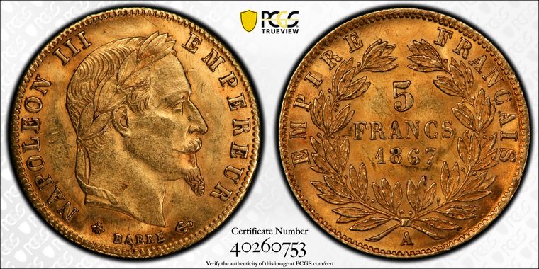 Cert 40260753 - Coin Image