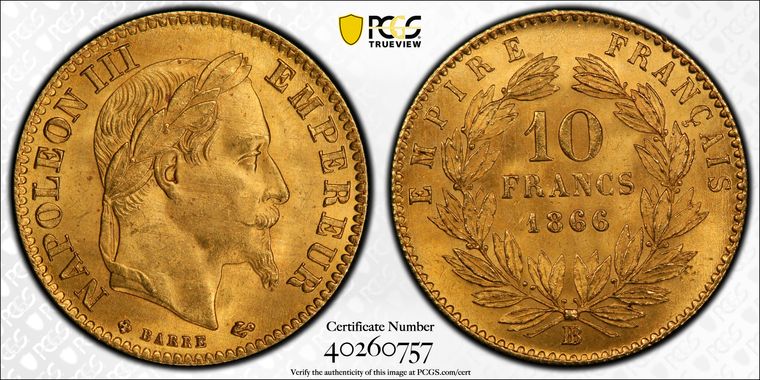 Cert 40260757 - Coin Image