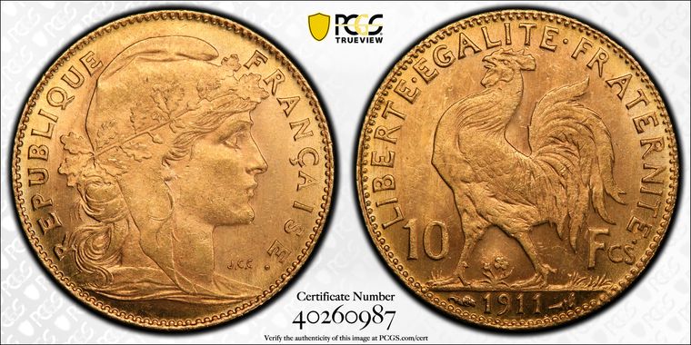 Cert 40260987 - Coin Image