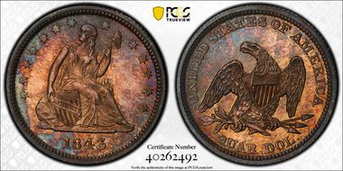 1843 25C PR64+