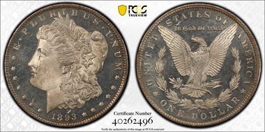 1893-O $1 MS65+ DMPL