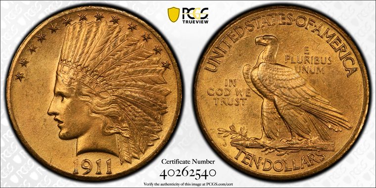 Cert 40262540 - Coin Image