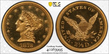 1873 $2.50 Closed 3 PR64CAM