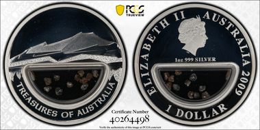 2009 $1 Diamonds Locket PR68DCAM