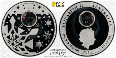 2012-P $1 Christmas Locket PR68DCAM