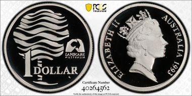 1993 $1 Landcare Ag Segmented Reeding PR70DCAM