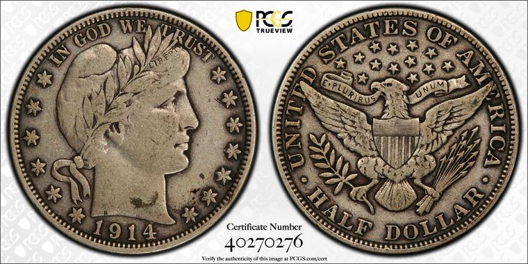 Cert 40270276 - Coin Image